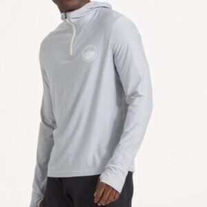 Vuori Uluwatu Water Hoodie in Handsome Platinum Heather